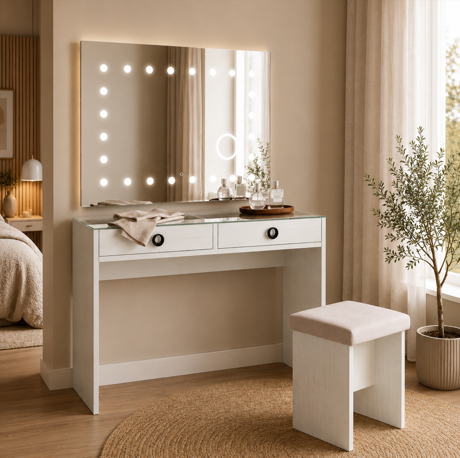 129- Tocador con espejo LED 